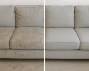 Clean Sofa in cozy living room