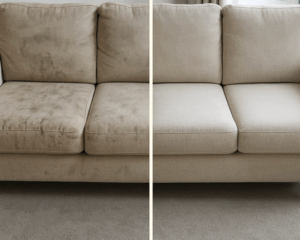 Clean Sofa in cozy living room