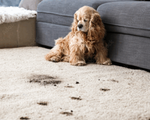 Pet stains on carpet