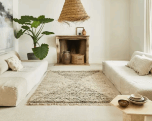 Modern home with clean carpet