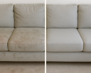 Clean Sofa in cozy living room