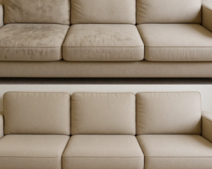 Clean Sofa in cozy living room