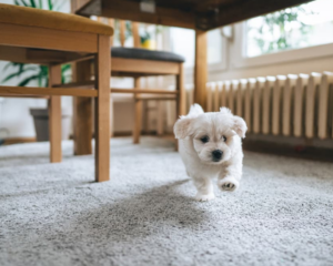 Pet stains on carpet